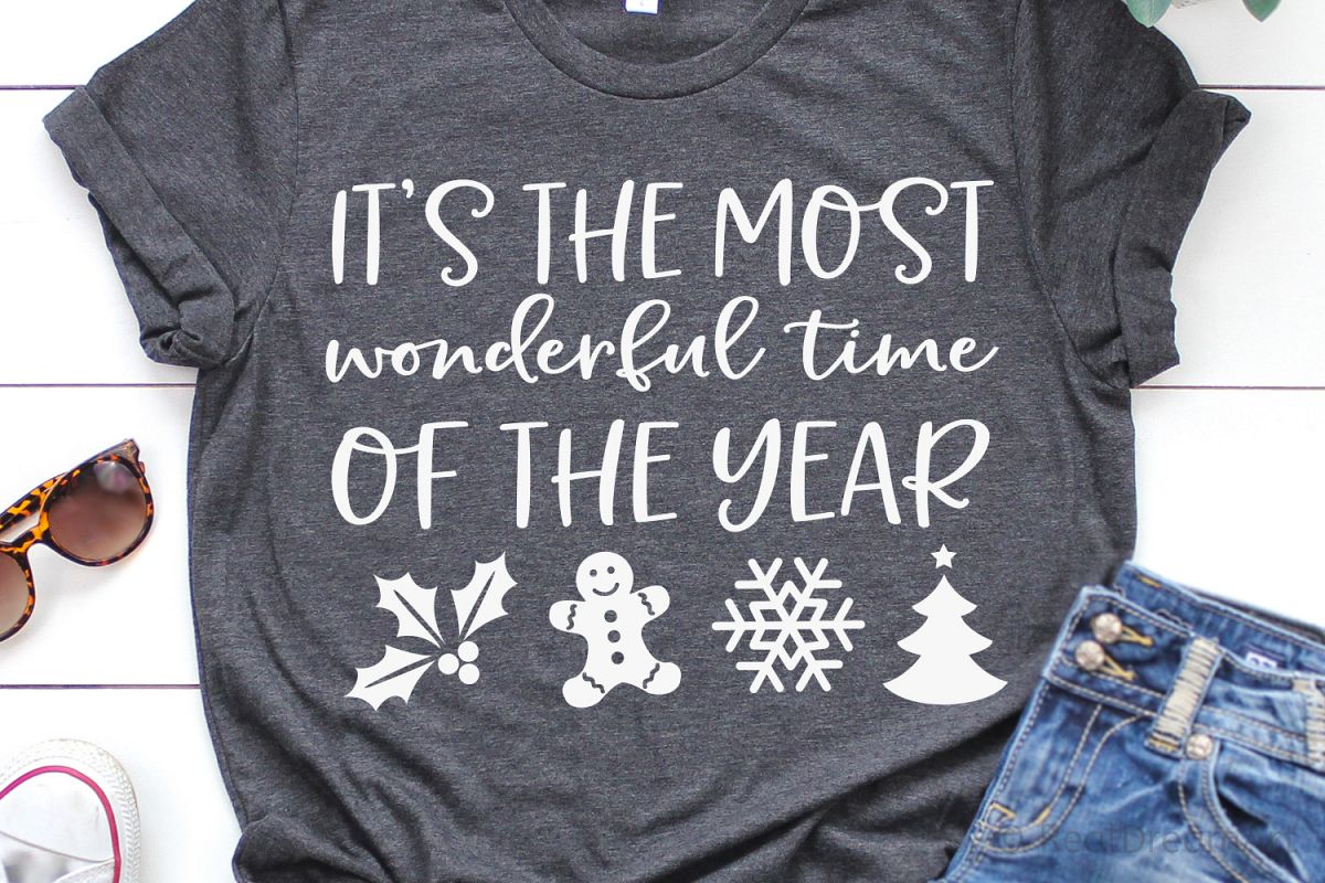 Its the Most Wonderful Time of the Year SVG, DXF, PNG, EPS example image 1