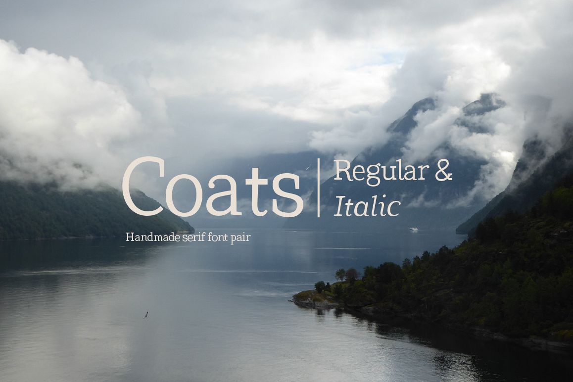 Coats Regular & Coats Italic example image 1
