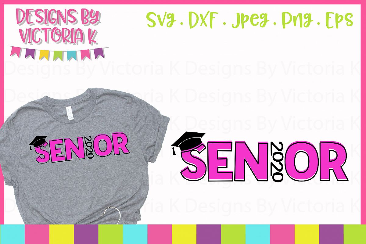 Senior 2020, SVG Cut File example image 1