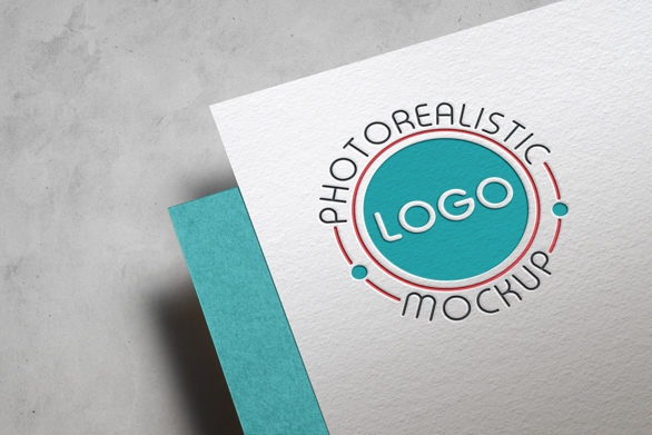 Logo Mock-Up Paper Edition example image 1