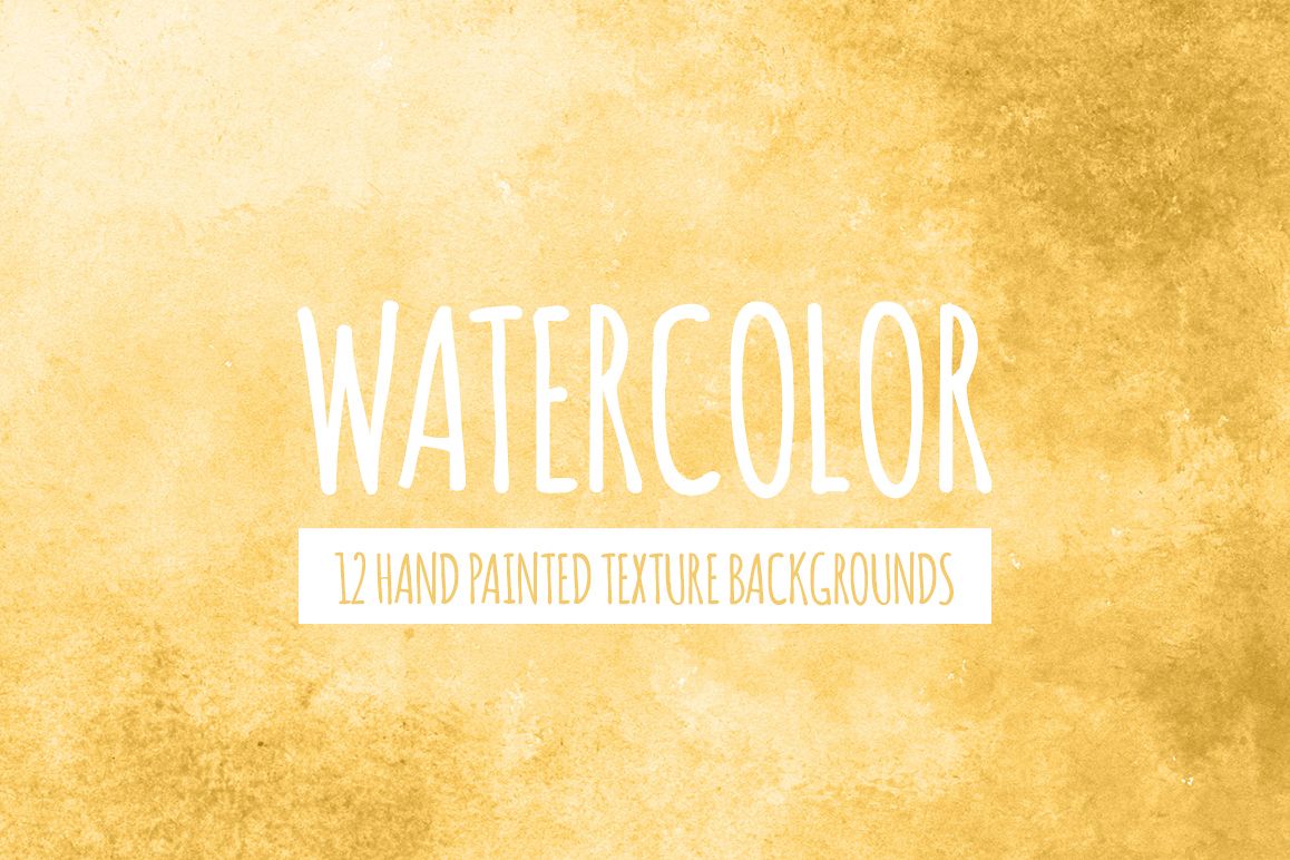 Yellow Gold Watercolor Texture Backgrounds example image 1