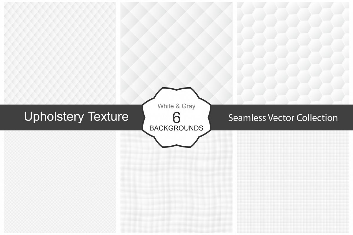 Decorative white textures - seamless example image 1