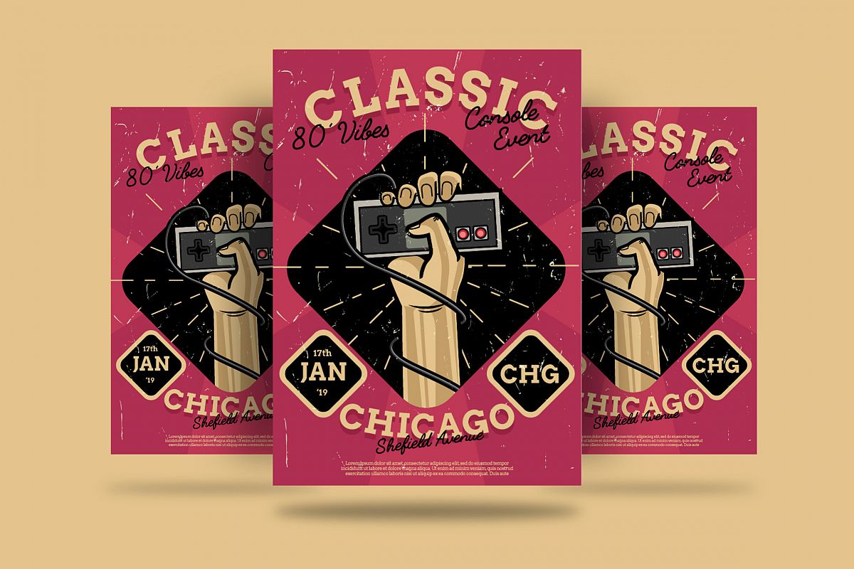 classic console Flyer example image 1