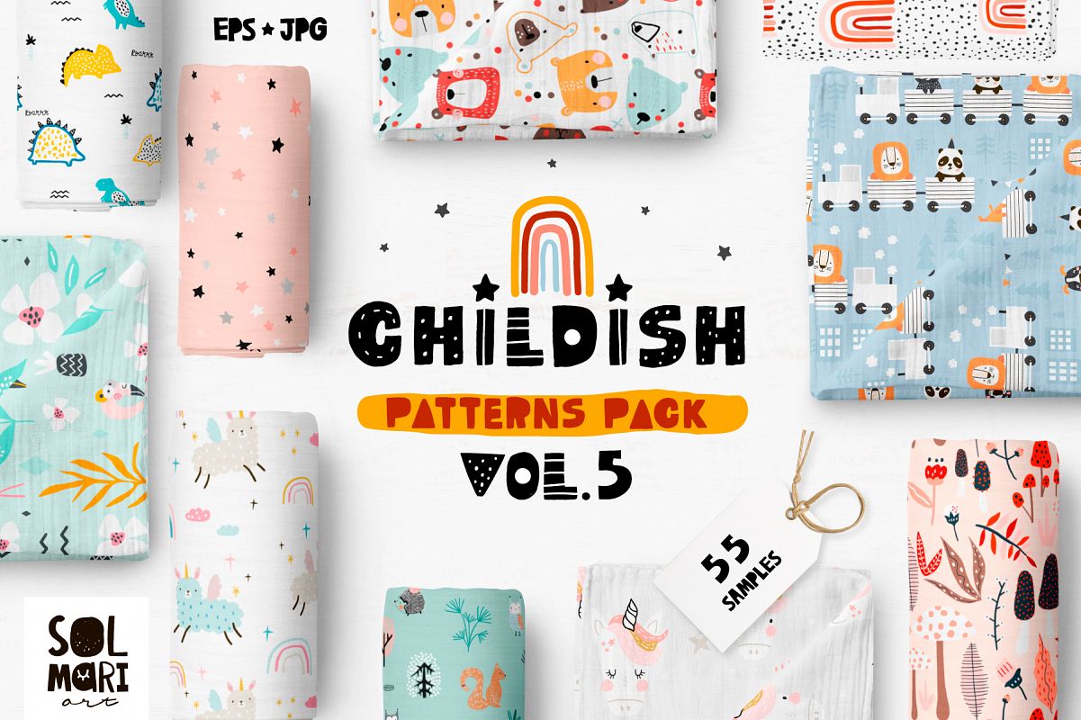 Childish patterns pack vol. 5 example image 1