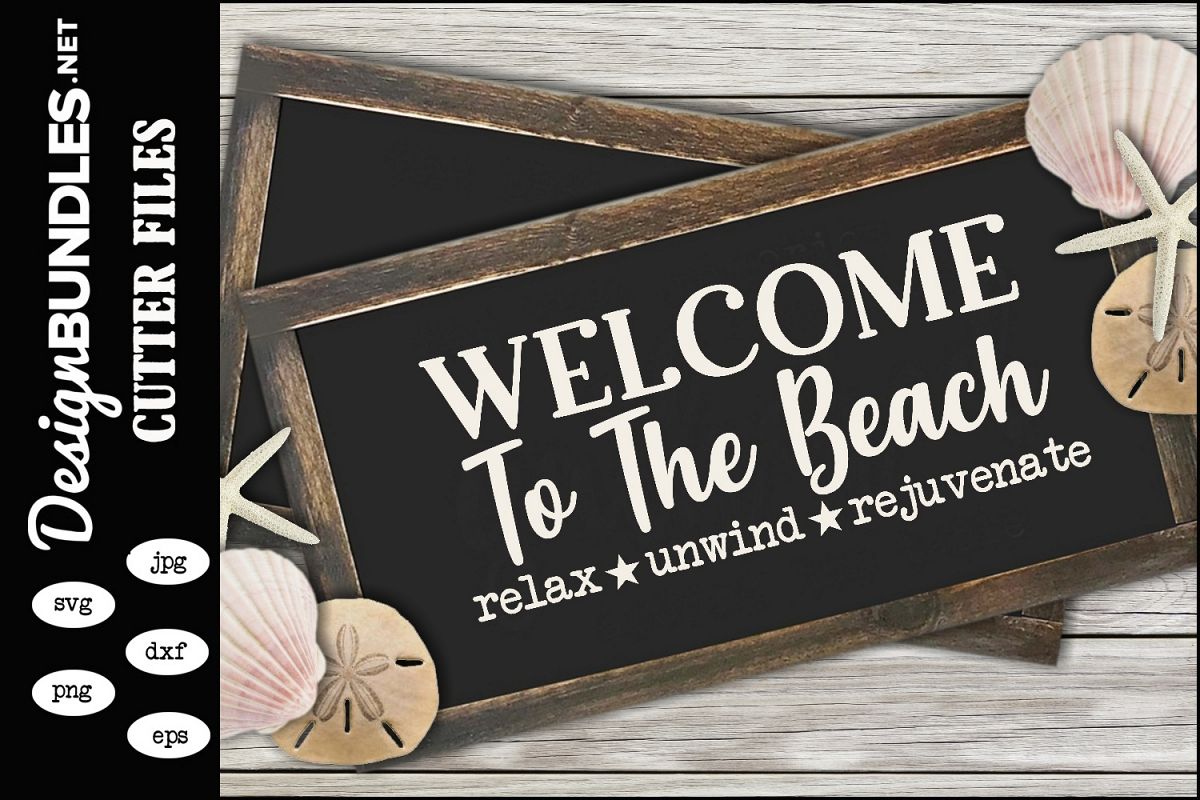 Welcome To The Beach SVG example image 1
