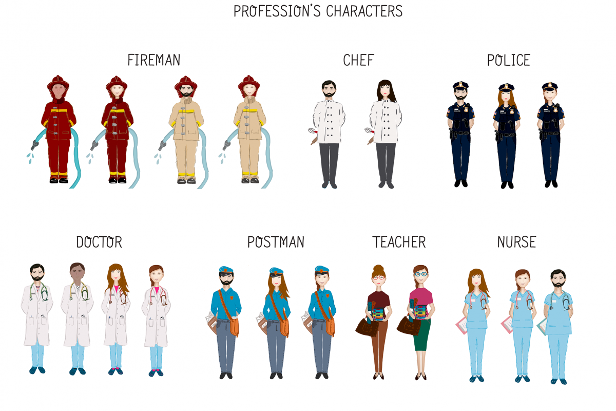 Profession's Characters example image 1