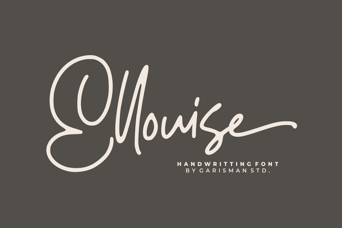 Ellouise - Handwritten Font example image 1