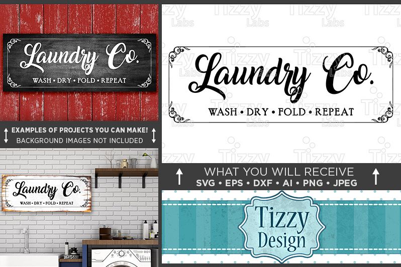 Laundry Co SVG Sign - Laundry Company Home Decor Room 604 (65451