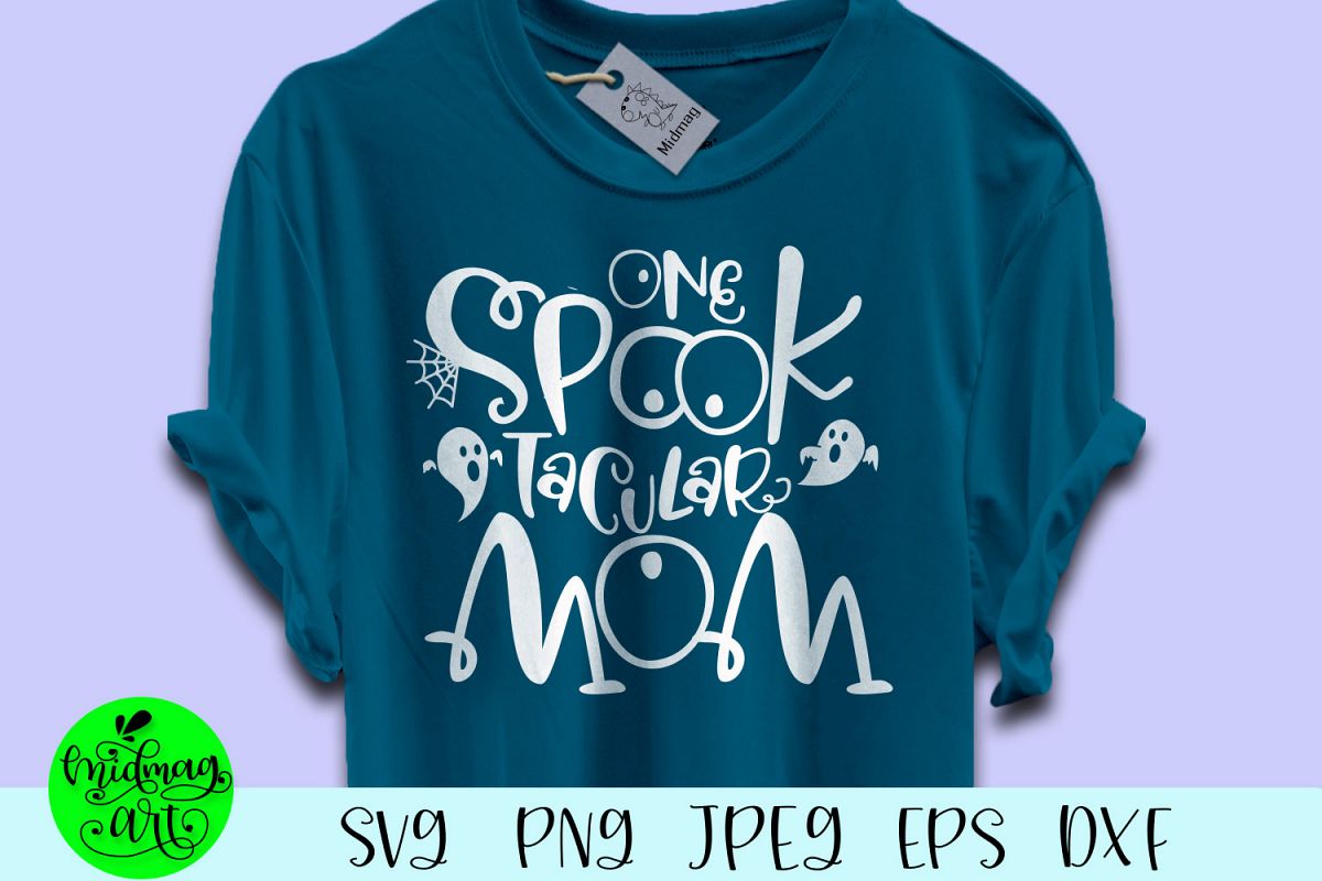 One spooktacular mom svg, mom halloween svg example image 1
