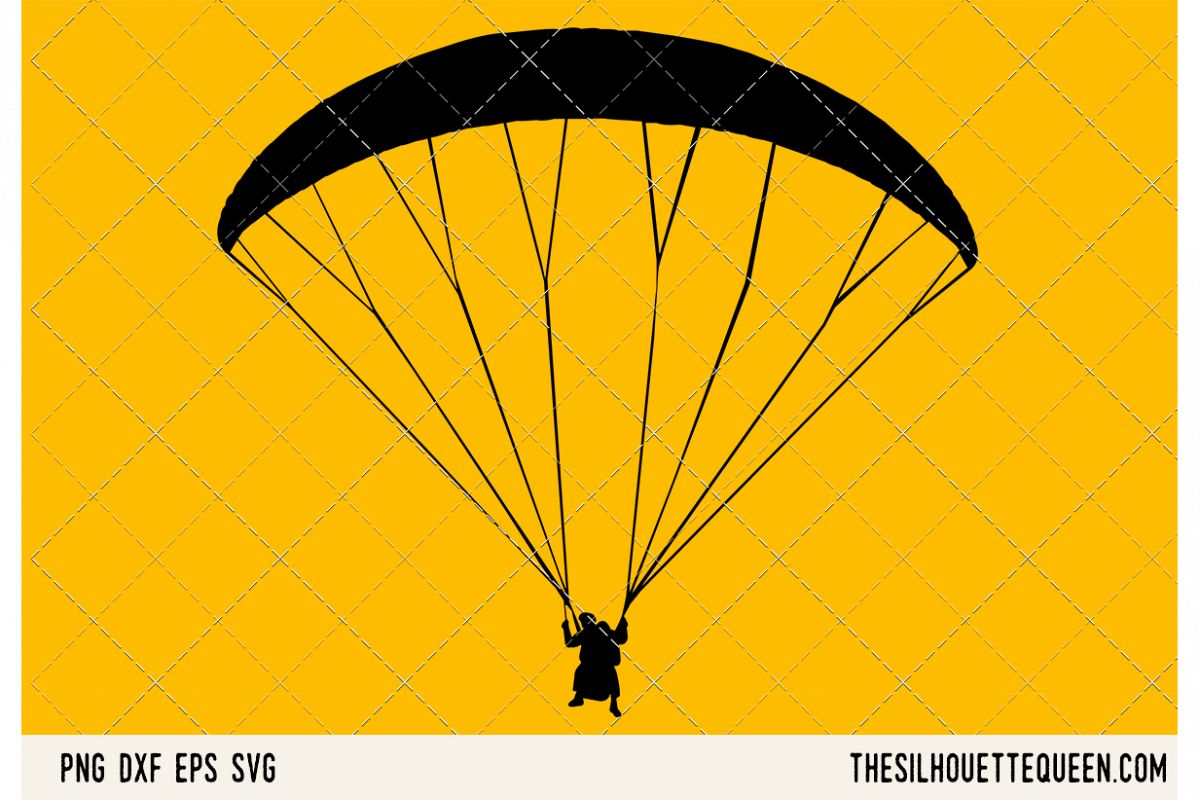 Paragliding SVG example image 1
