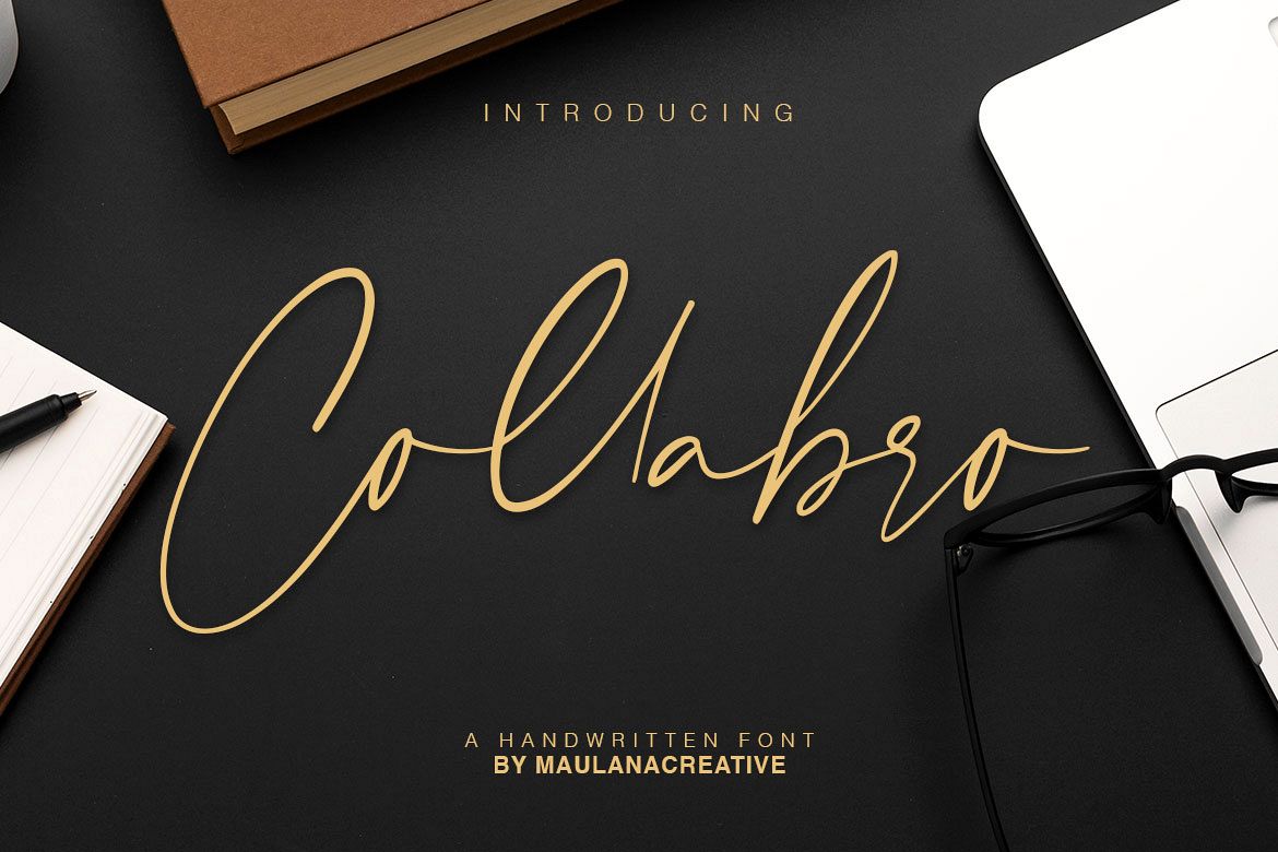 Collabro Signature Font example image 1