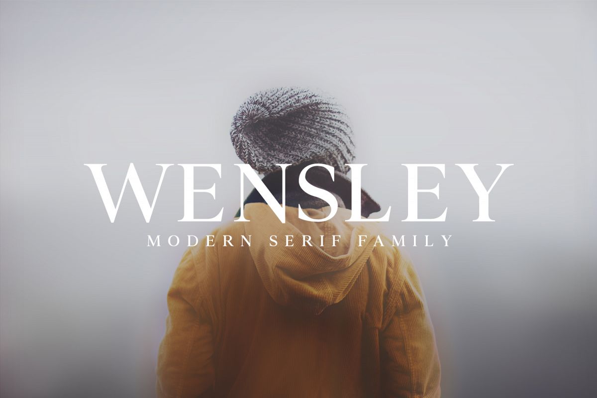 Wensley Modern Serif Font Family example image 1