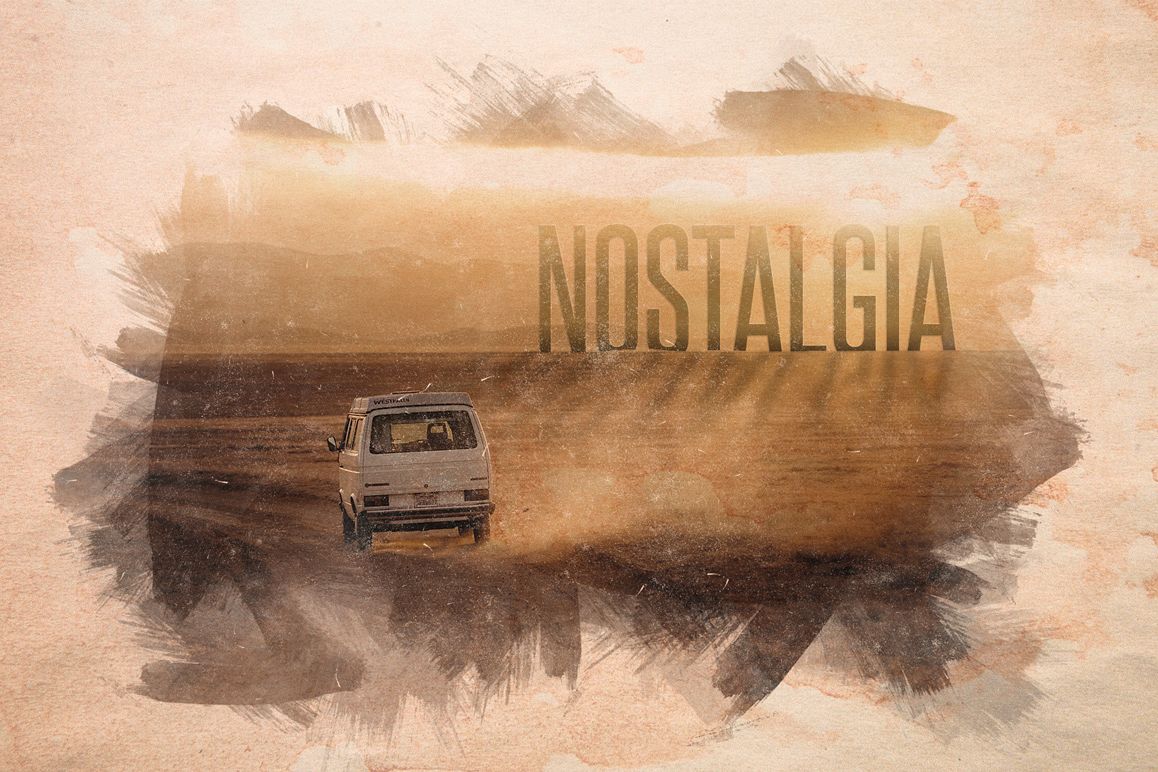 Nostalgia - Old Watercolor Overlays example image 1
