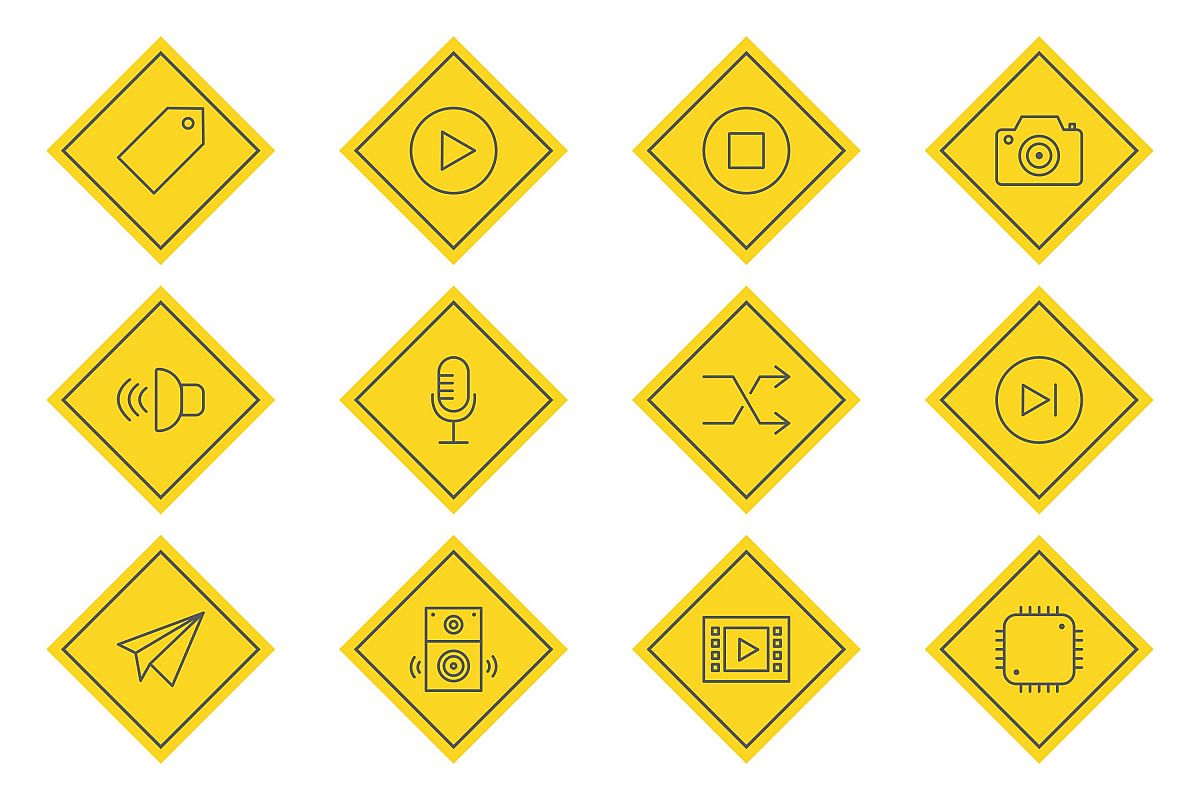 Set Of Multimedia Icons example image 1