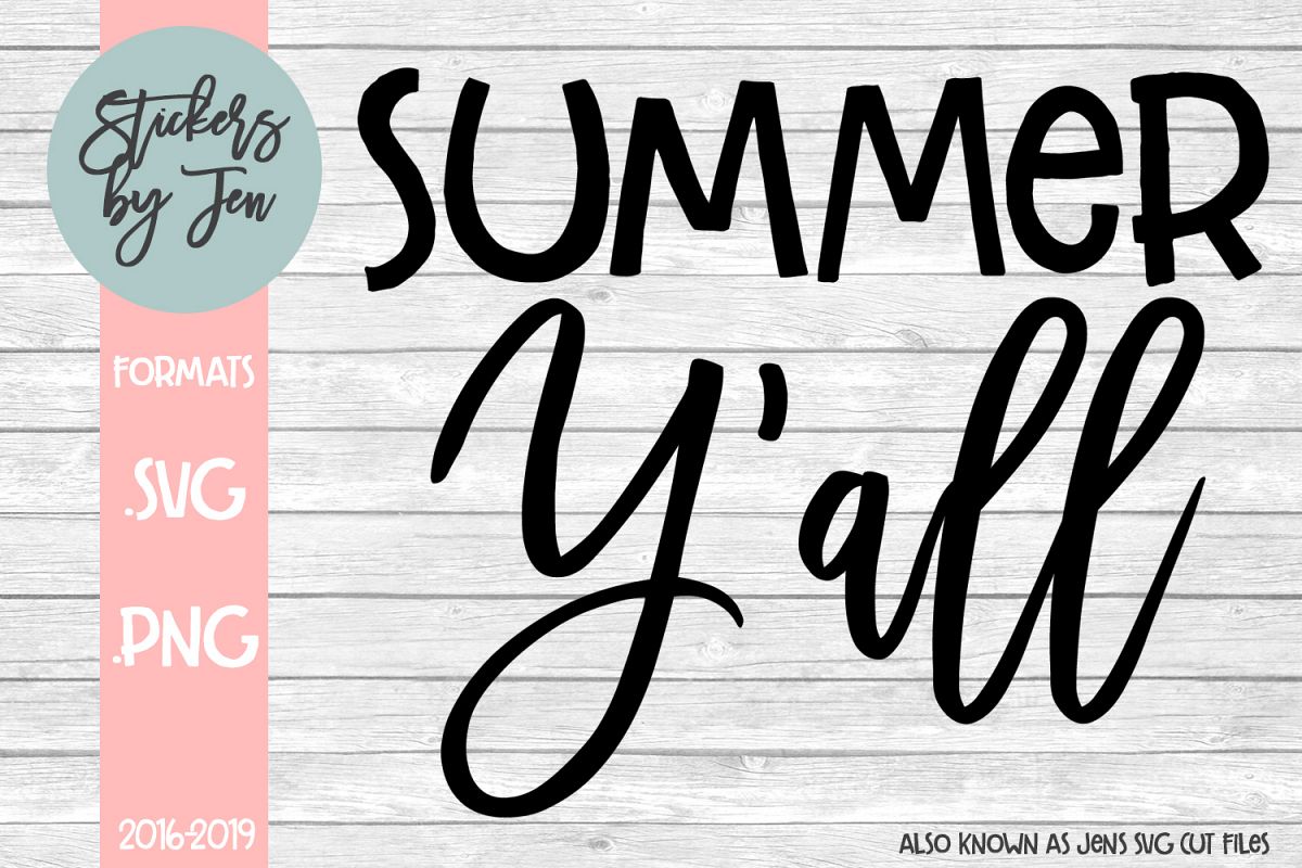 Summer Y'all svg cut file example image 1