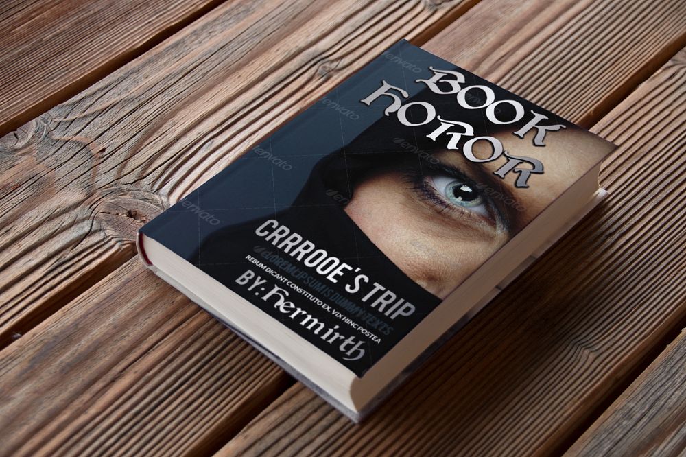 Horror Book Cover Templates example image 1