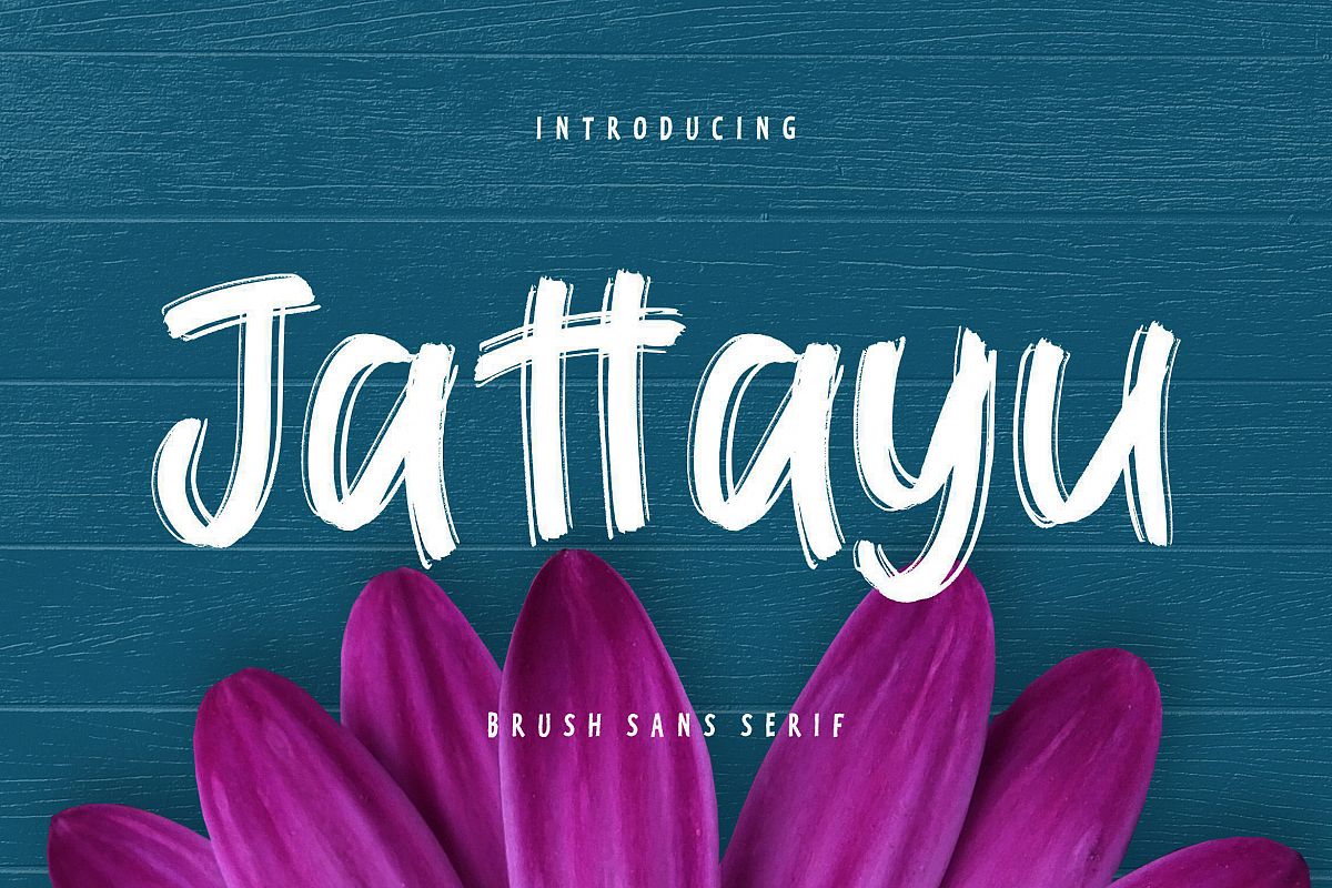 Jattayu Sans Serif Brush example image 1
