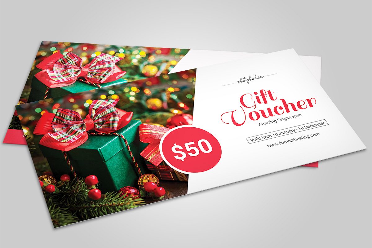 Christmas Gift Voucher example image 1