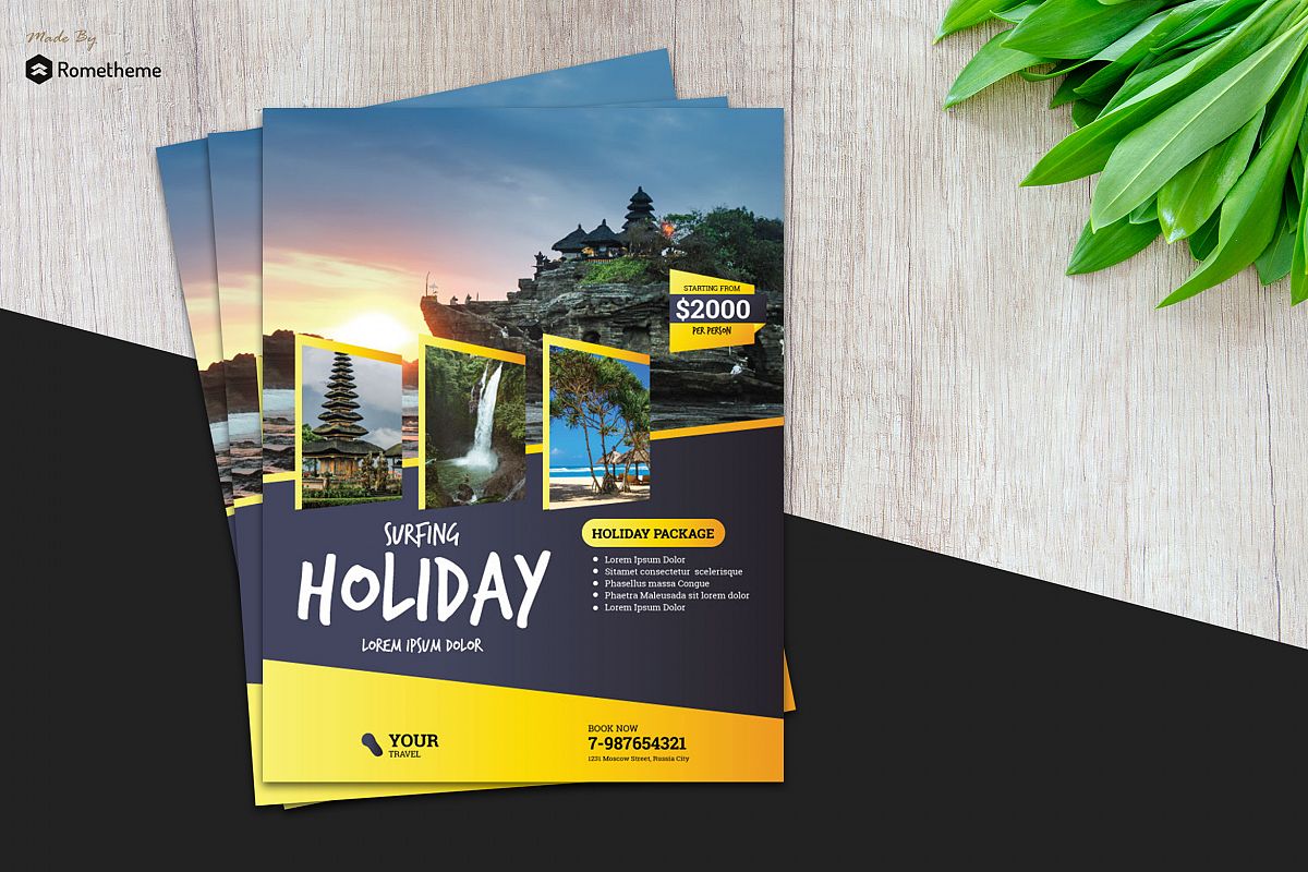 Holiday Travel Flyer vol. 02 example image 1
