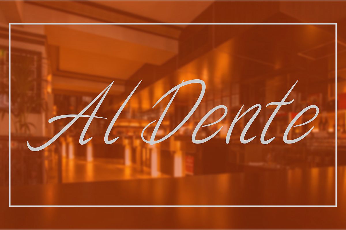 Al Dente Font example image 1