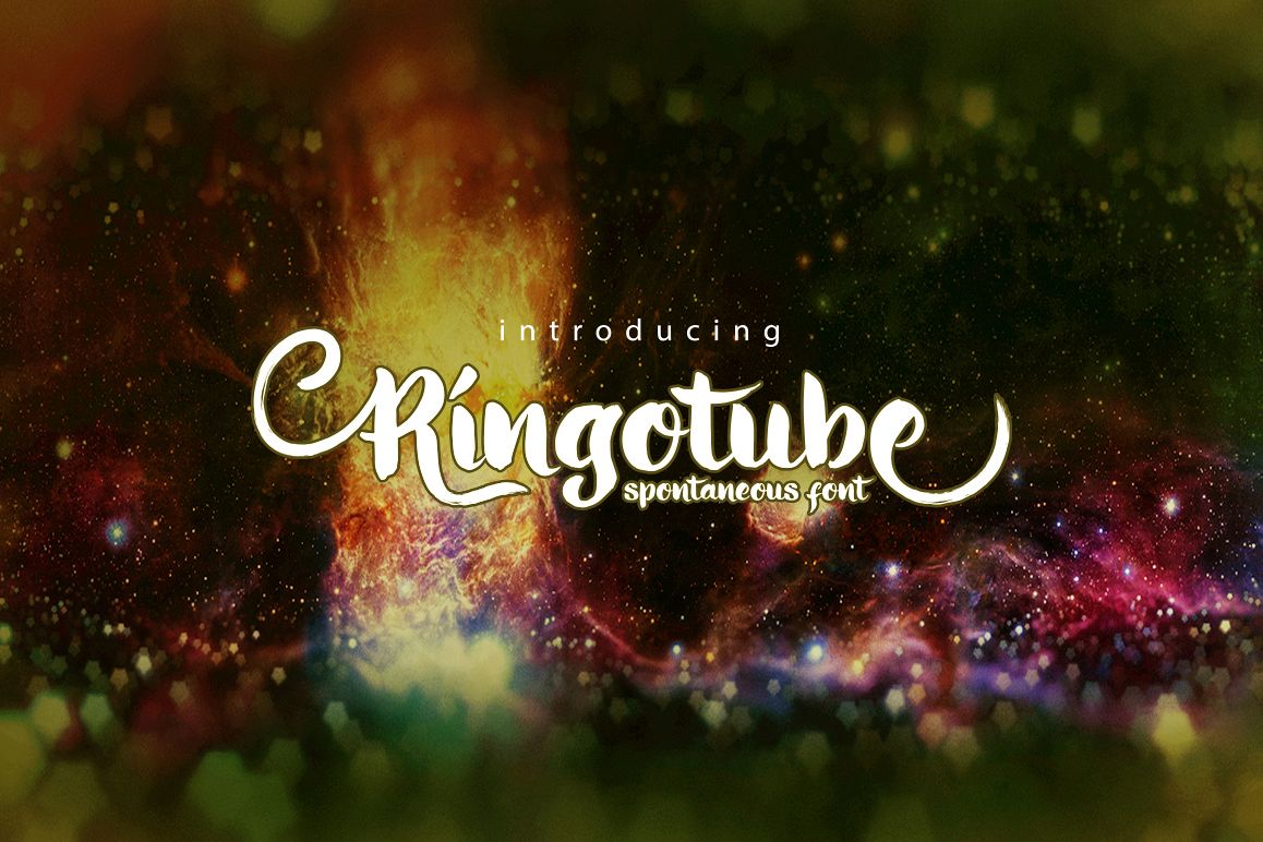 Ringotube font example image 1