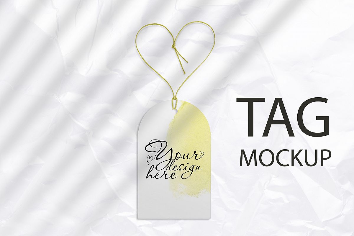 Label tag mockup example image 1