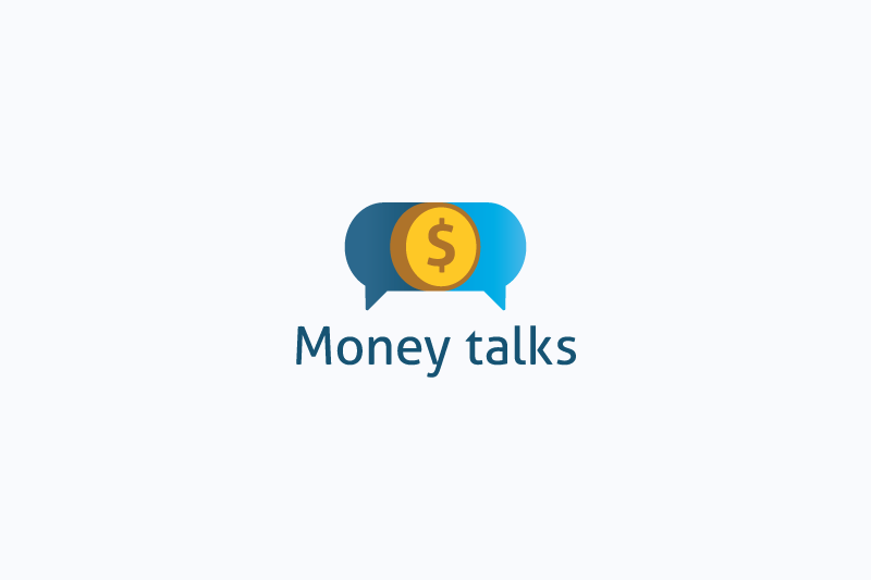 Money talks logo example image 1