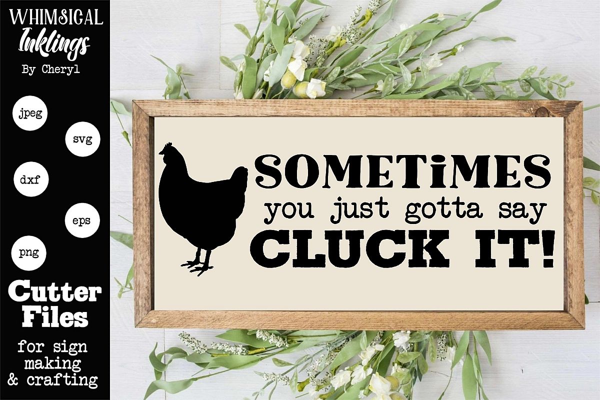 Cluck It SVG example image 1