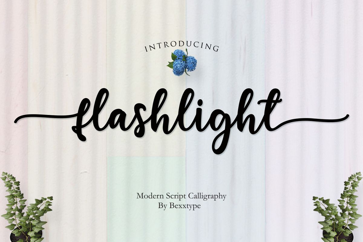 NEW Flashlight Script | Calligraphy example image 1