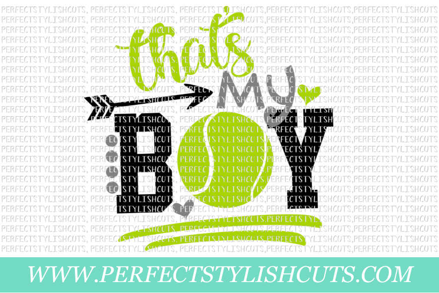Tennis SVG - That's My Boy SVG, Sports SVG, Tennis Mom SVG example image 1
