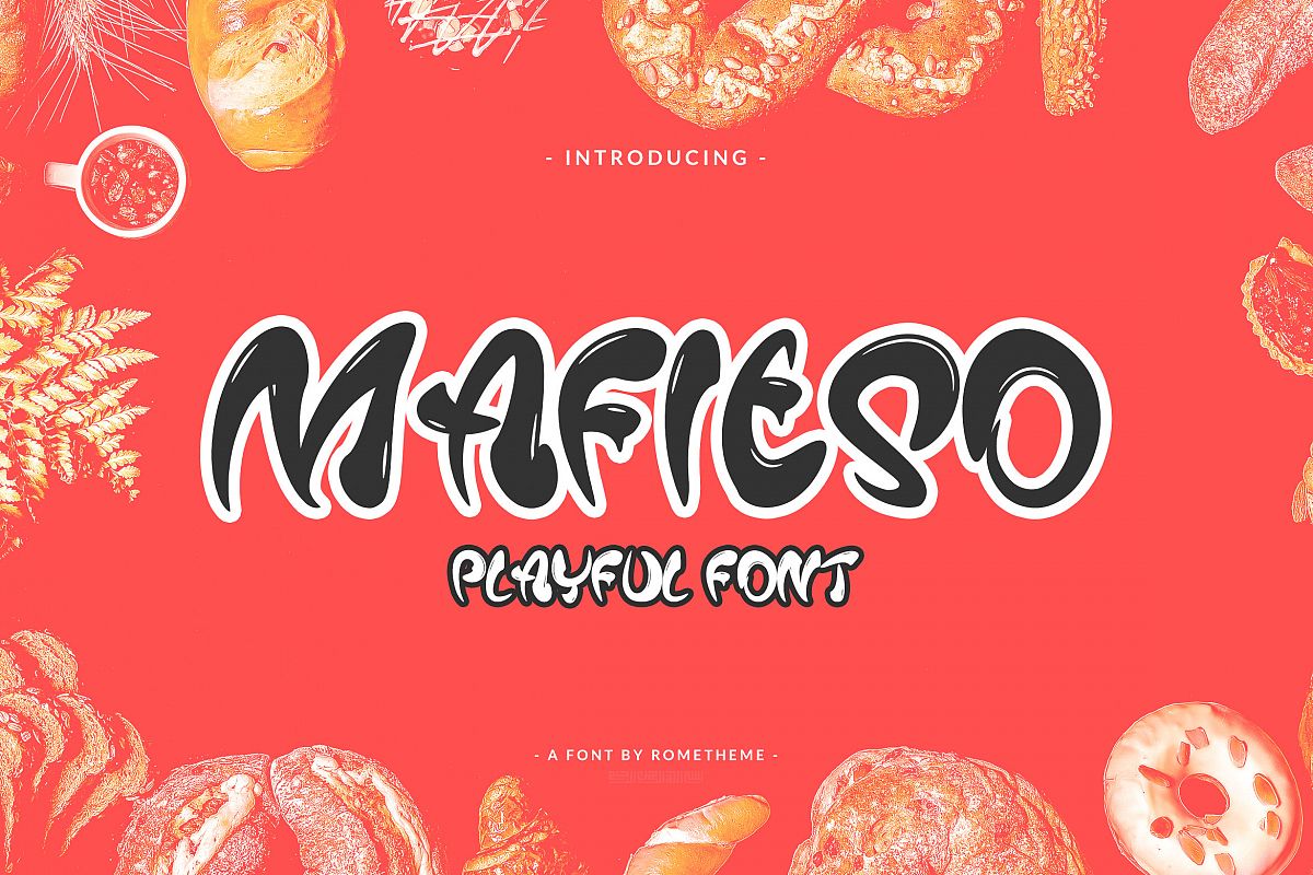 Mafieso - Playful Font example image 1