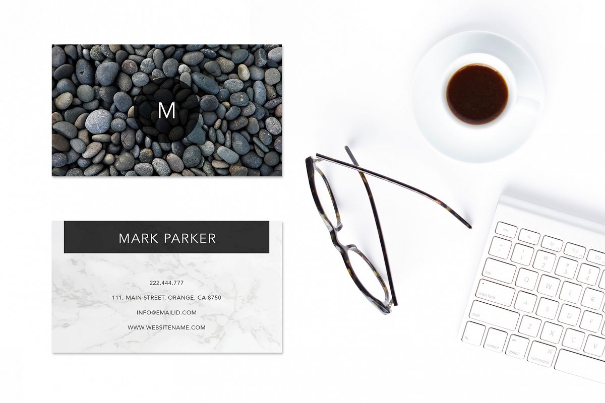 Modern Pattern Texture Beautiful Professional Art Business Card example image 1