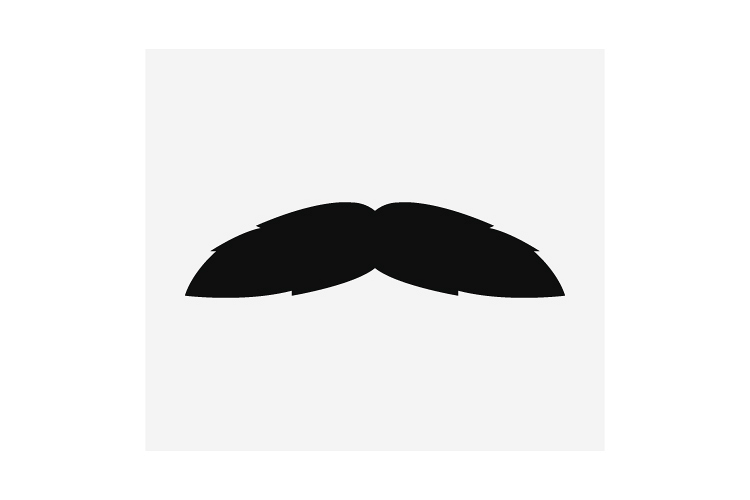 Mustache icon example image 1