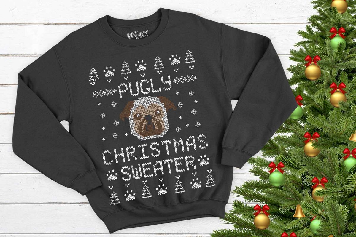 pugly christmas sweater