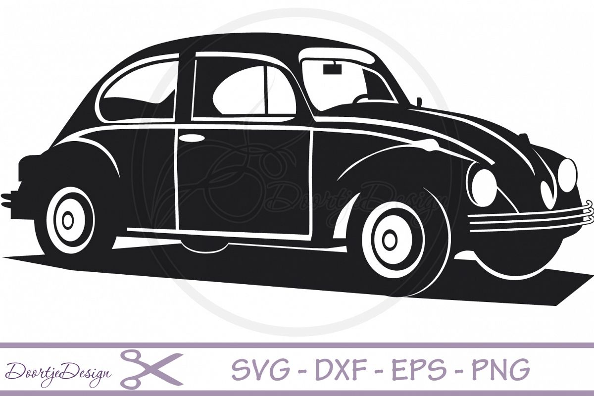 VW car Vector files SVG File