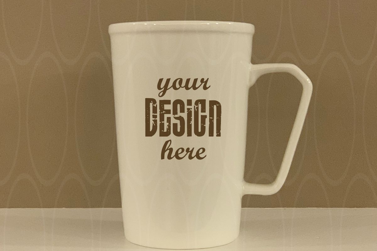 Blank White Coffee Cup Mockup Mug mock up Product Graphic example image 1