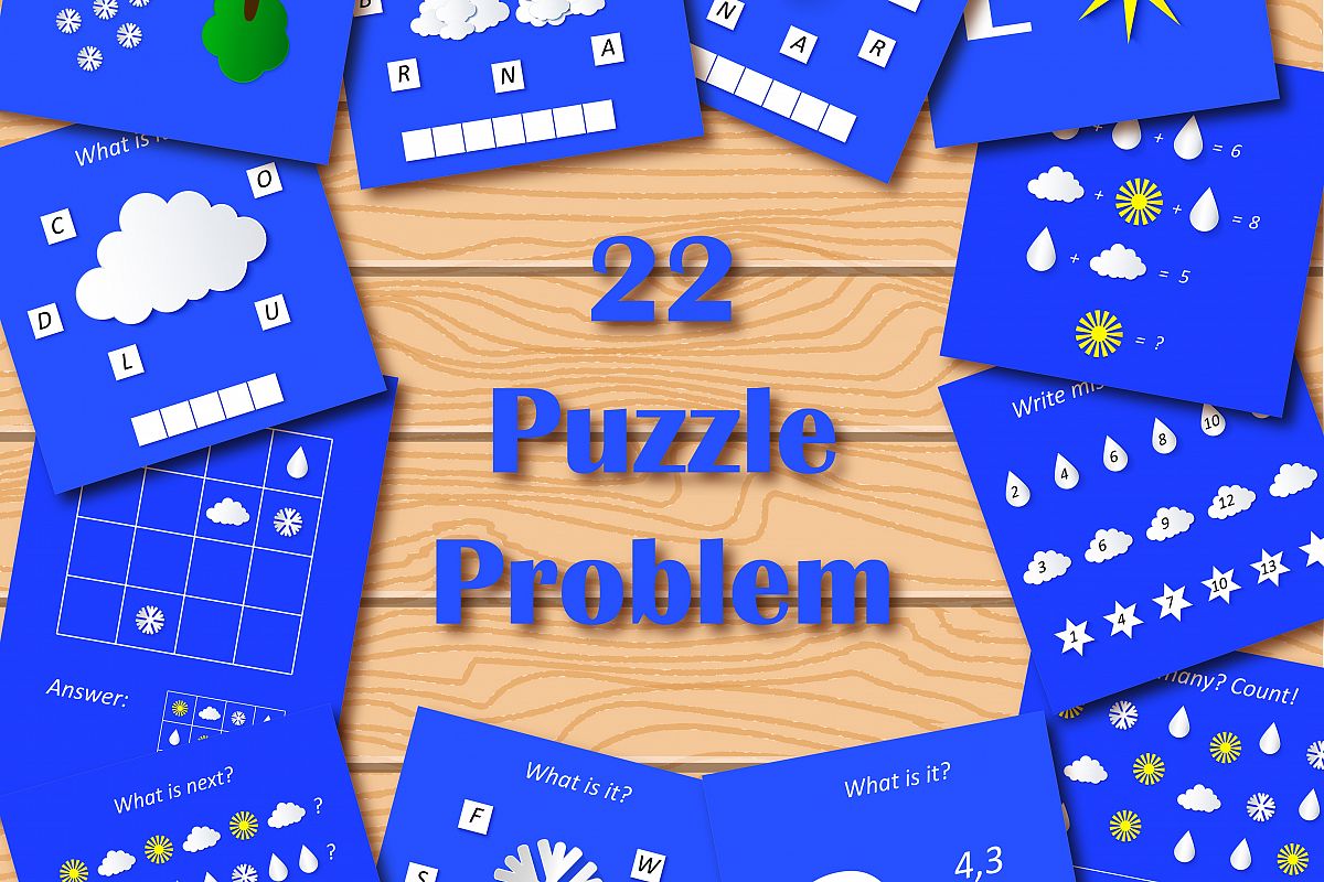 Easy preschool educational brainteasers set example image 1