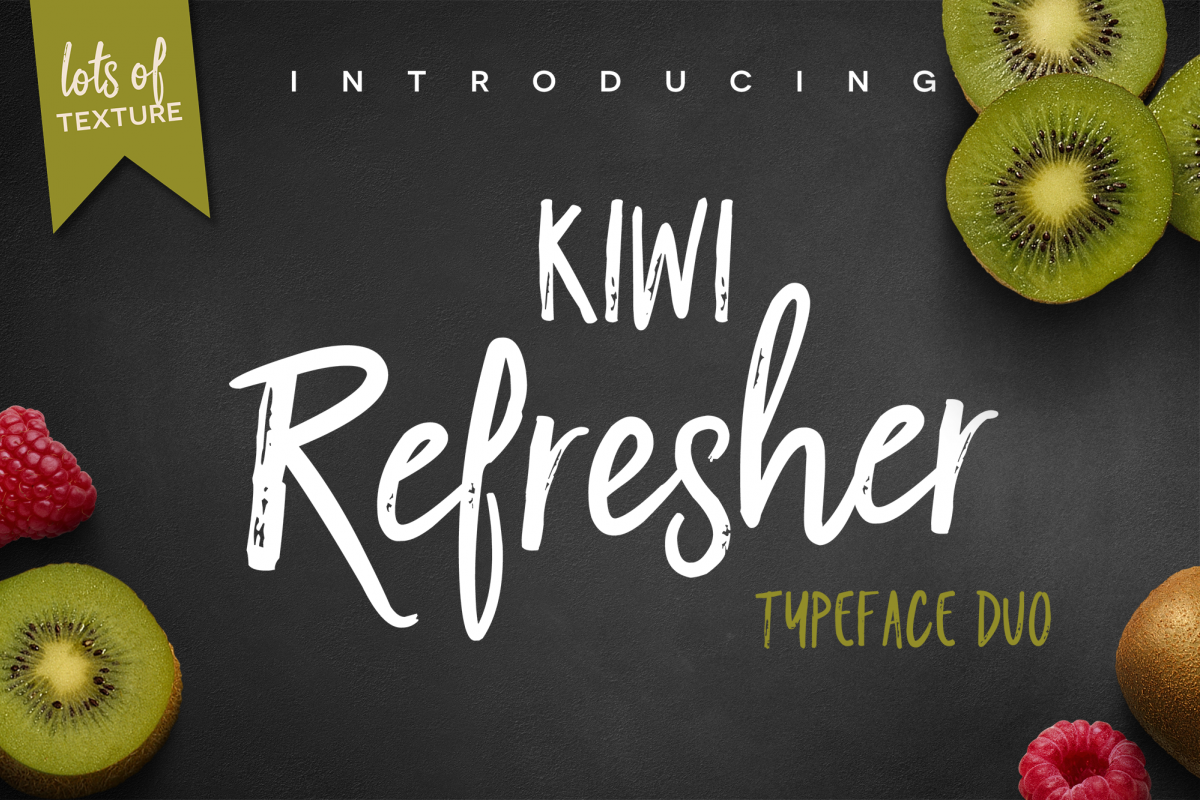Kiwi Refresher Font Duo example image 1