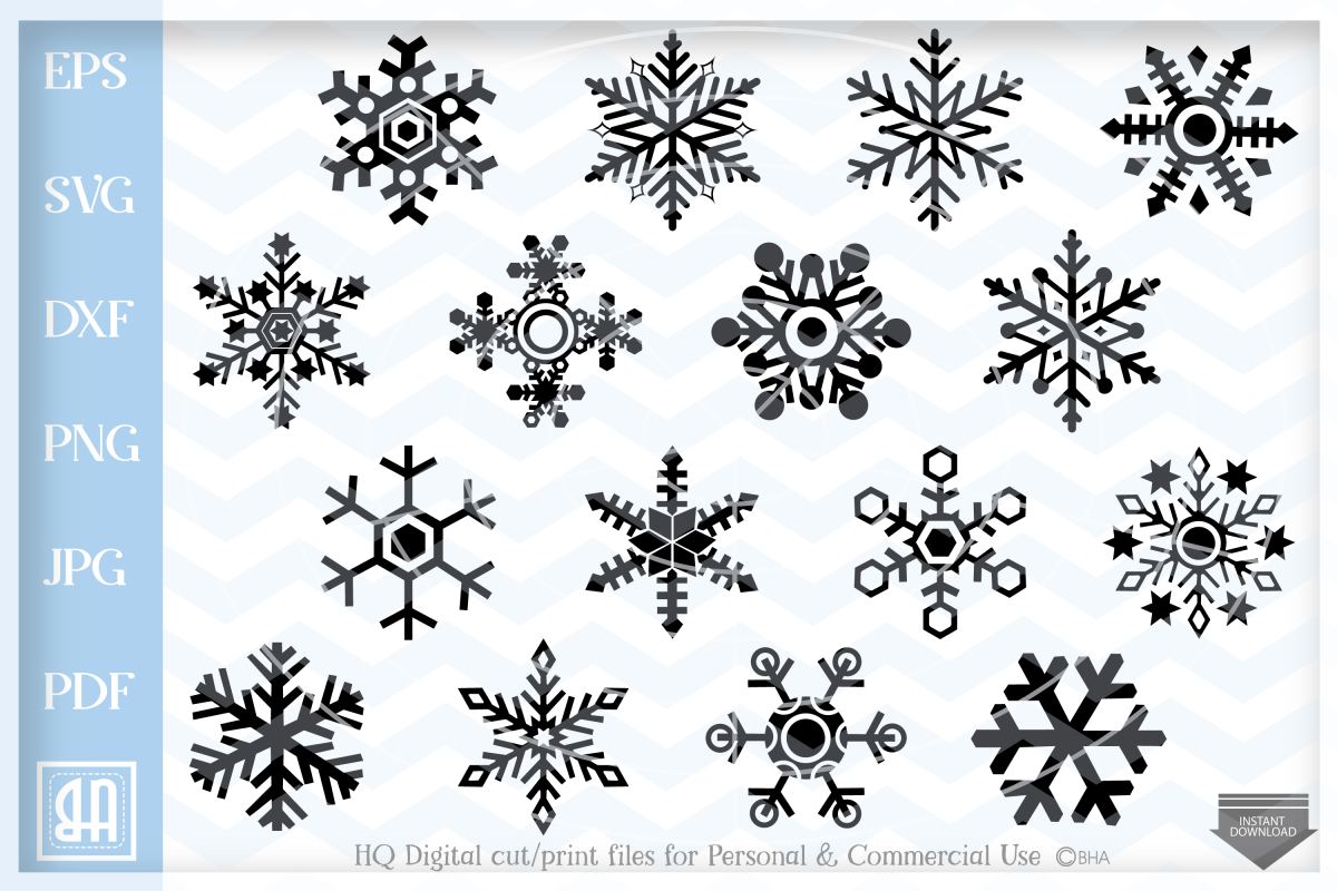 Download Snowflakes Svg - Snowflake SVG - Christmas bundle SVG