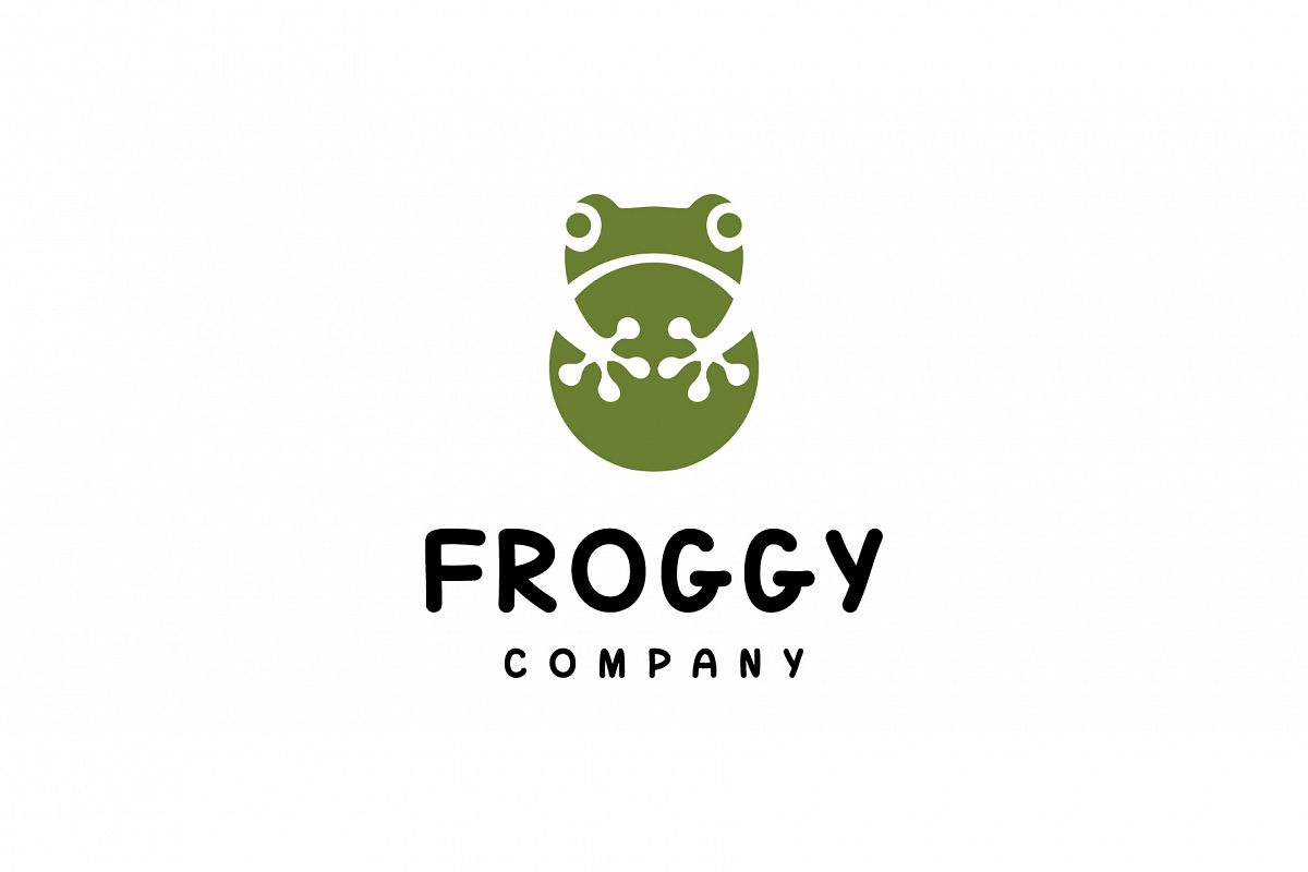 simple frog logo example image 1