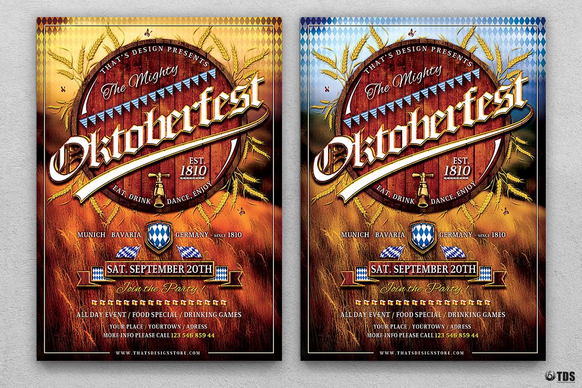 Oktoberfest Flyer Template V2 example image 1