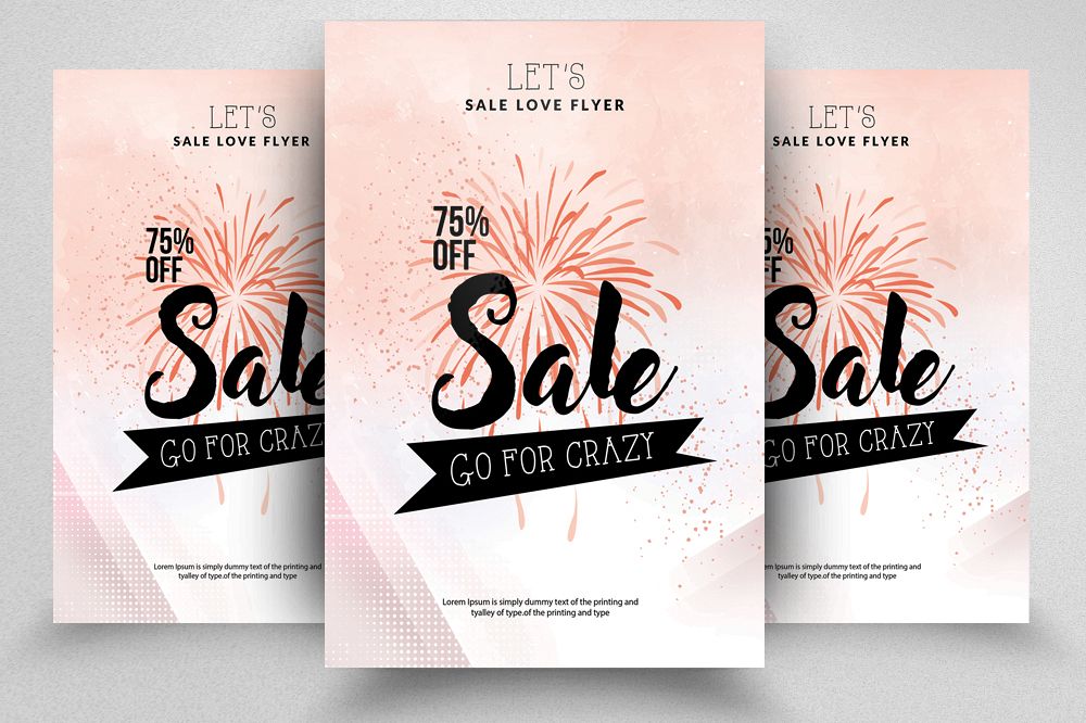 Sale Offer Typography Flyer example image 1
