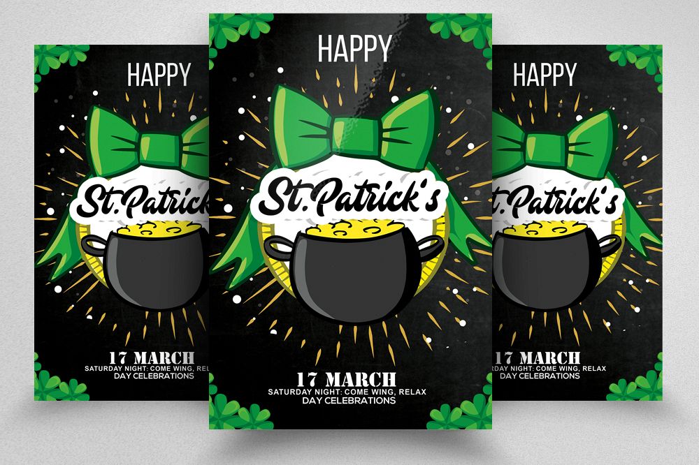 St. Patricks Day Flyer Template example image 1
