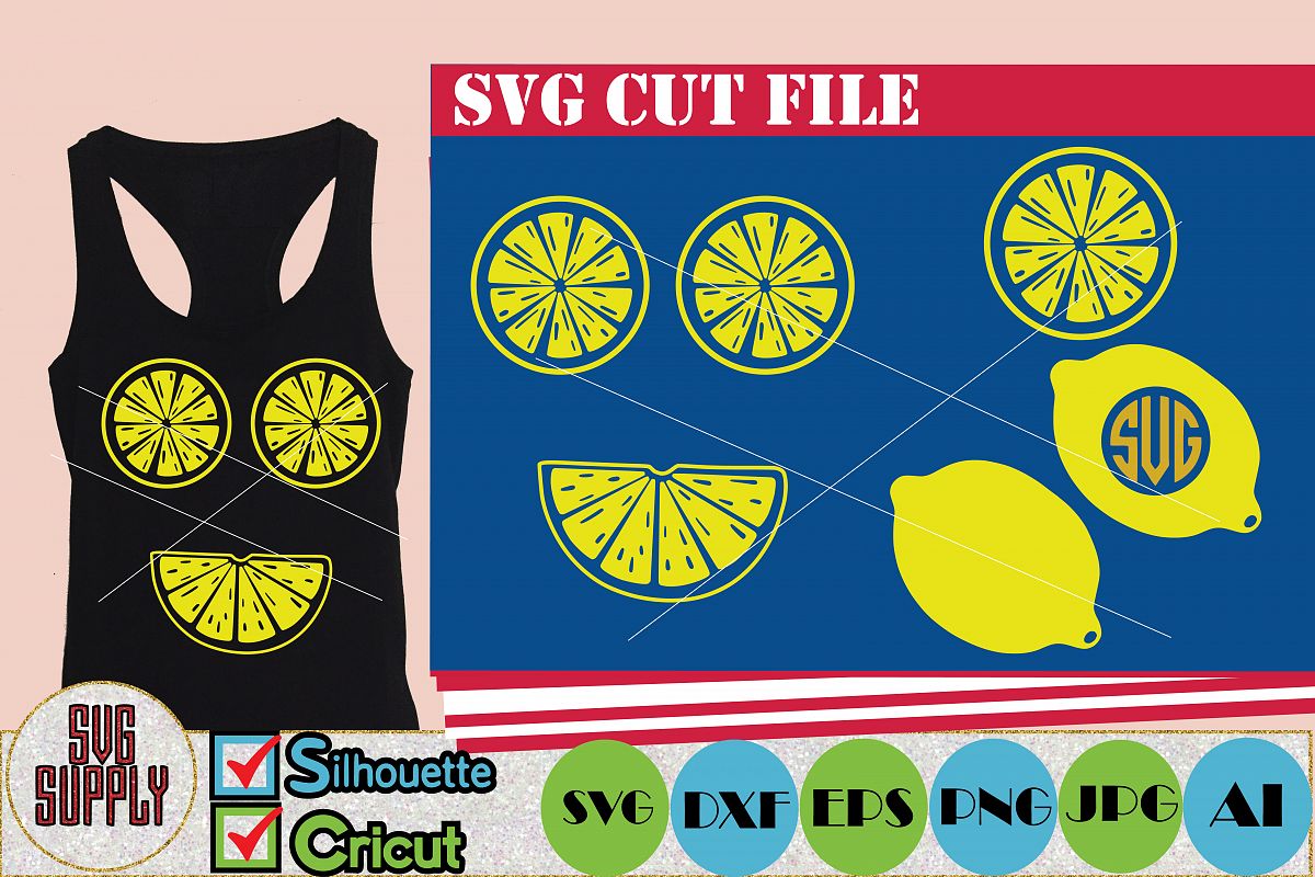 Lemon SVG Cut File example image 1