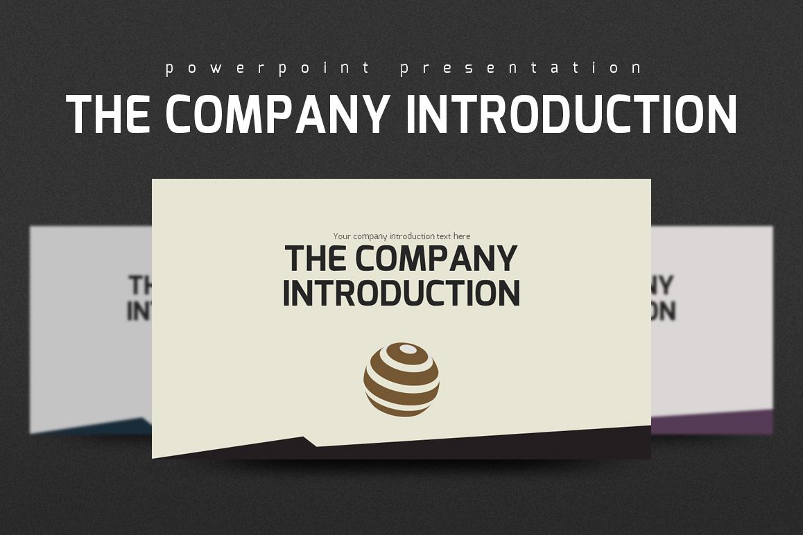 introducing a company presentation