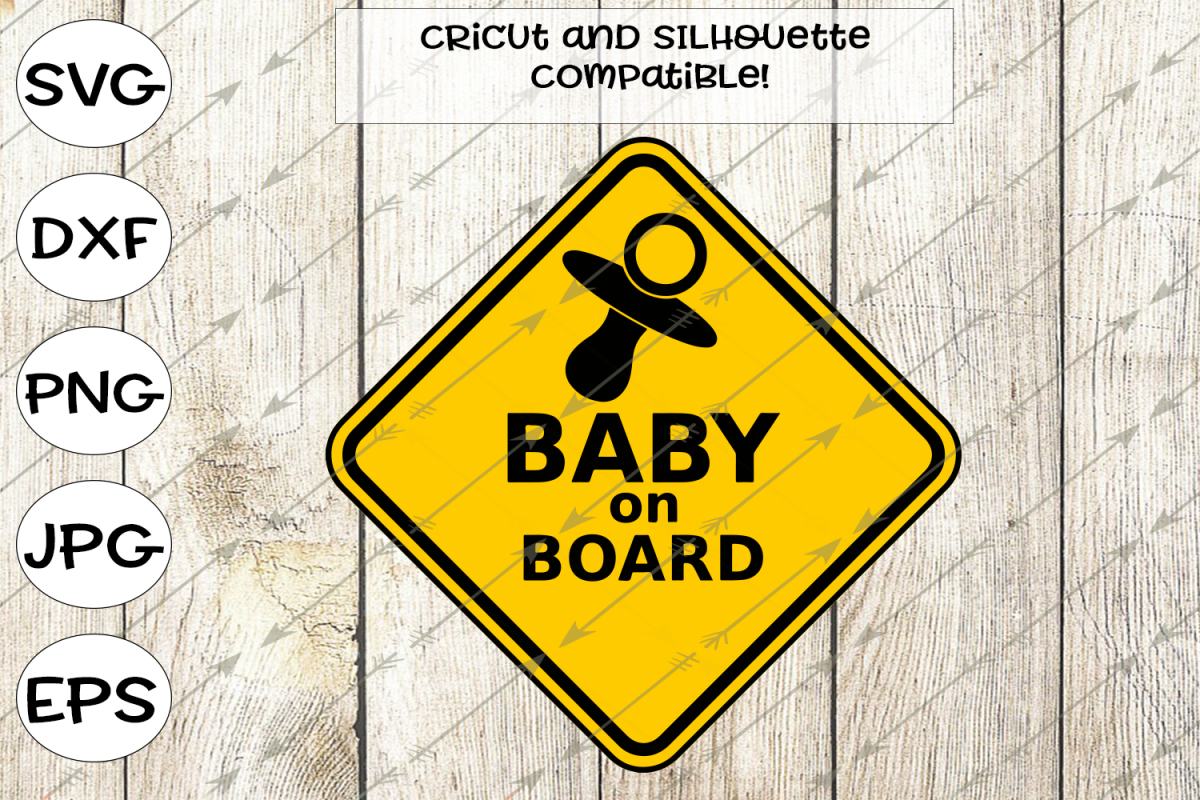 baby on board svg, baby clipart, baby clip art, baby png, pacifier