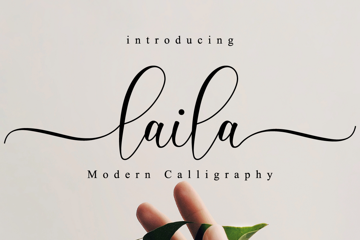 Laila Script example image 1