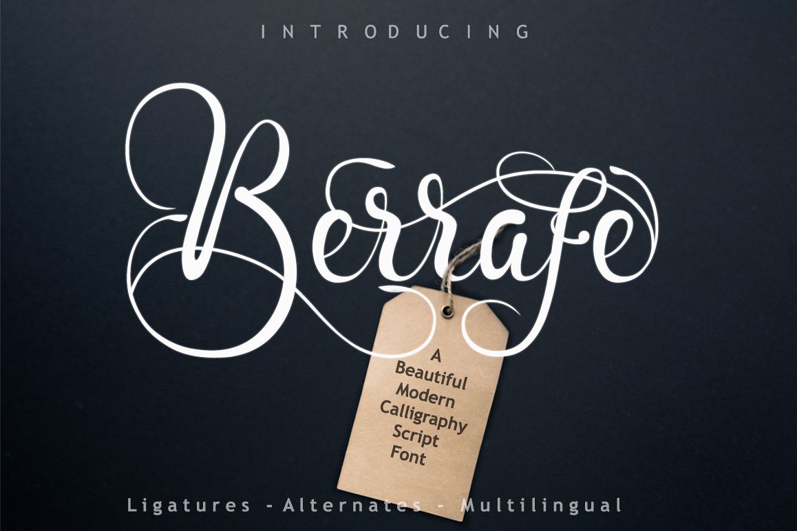Berrafe Font example image 1