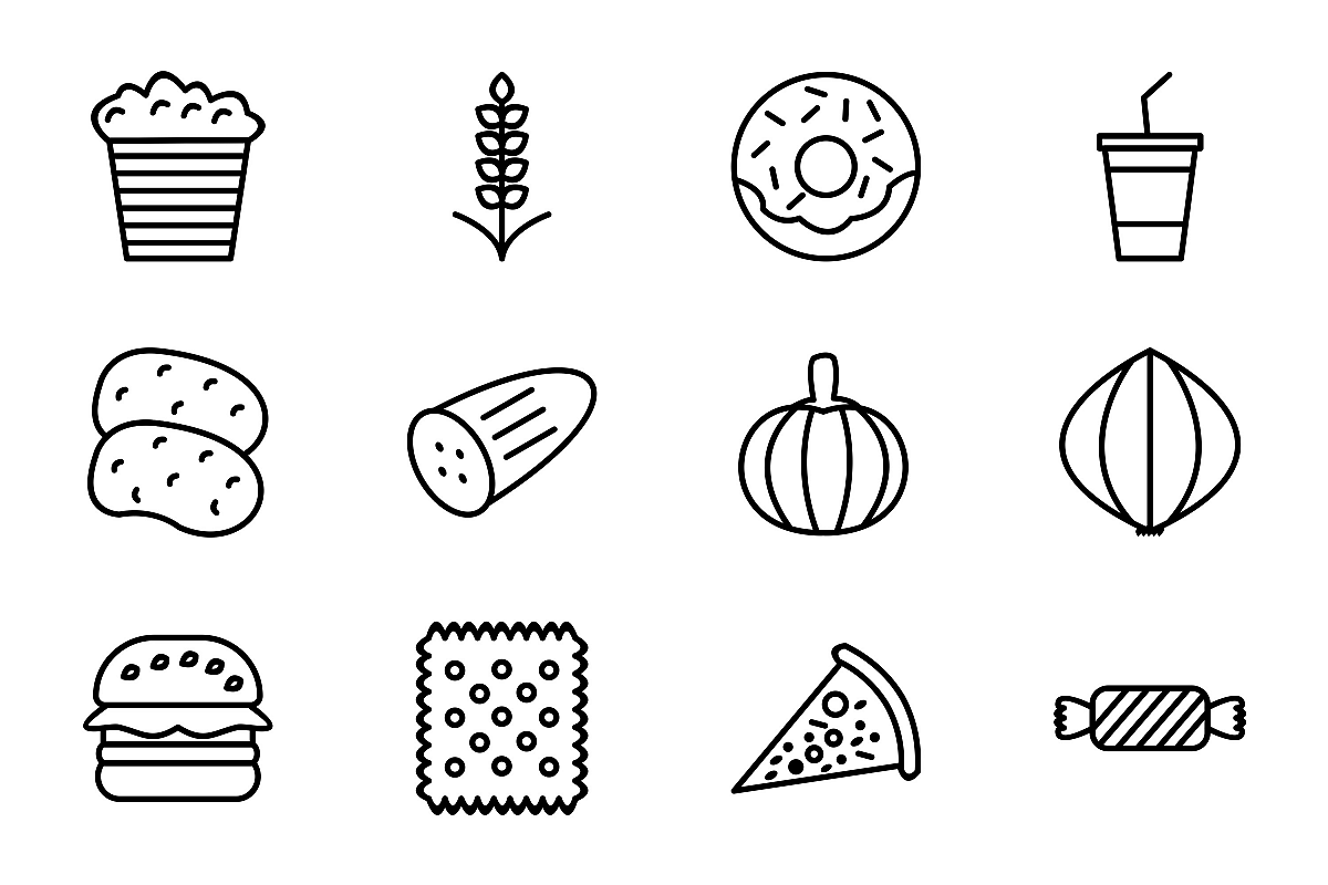 Set Of Food Icons example image 1