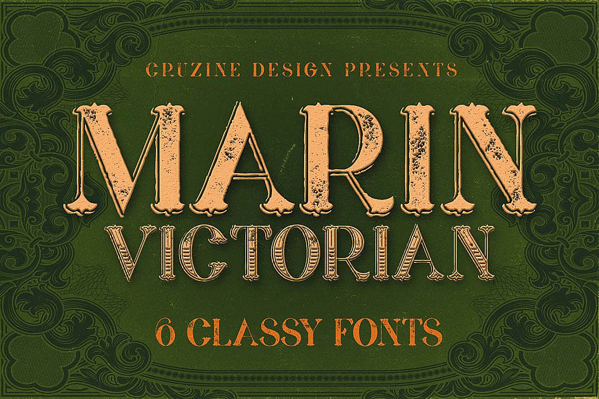 Marin - Victorian Font example image 1